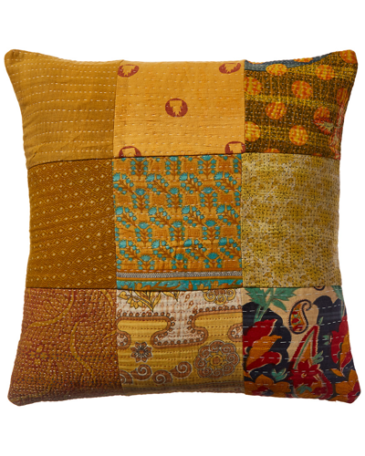 Melange Toe Overdye Kantha Pillow Cover