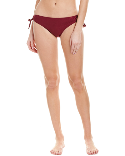 Ted Baker Ruched Bikini Bottom In Red