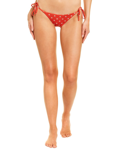 Charlie Holiday Vacay Hartley Tie String Bikini Bottom In Nocolor