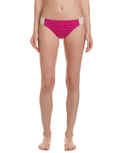 Kenneth Cole Reaction Crochet-side Bottom In Purple