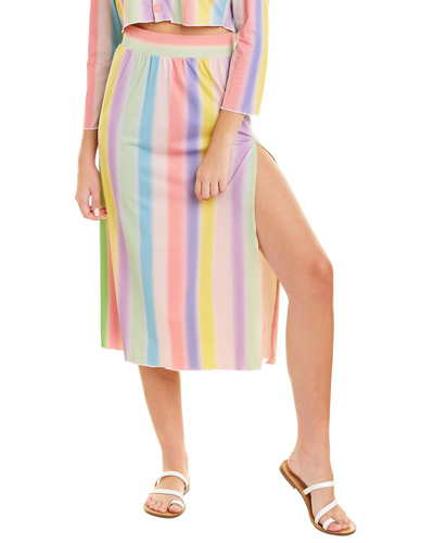 Onia Leah Midi Skirt In Nocolor