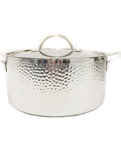 Berghoff Hammered Tri-ply 9.5in Covered Dutch Oven In Nocolor