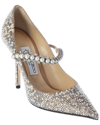 Jimmy Choo Baily 100 Crystal Pump In Pink