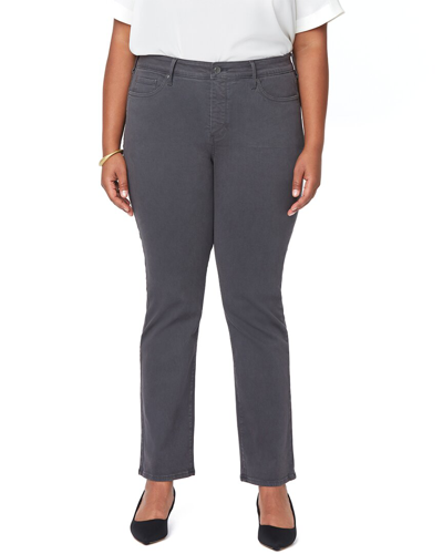 NYDJ NYDJ PLUS MARILYN VINTAGE PEWTER STRAIGHT LEG JEAN