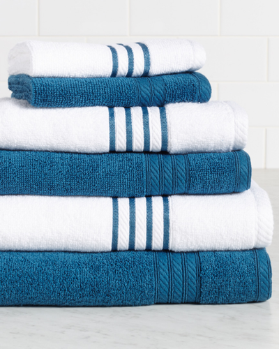 Modern Threads 6pc Quick Dry Stripe Towel Set In Nocolor