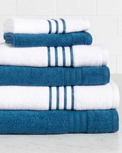 Modern Threads 6pc Quick Dry Stripe Towel Set