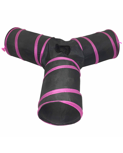 Pet Life 3 Way Kitting Go Seek Interactive Collapsible Tunnel In Nocolor