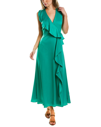 Ted Baker Florili Ruffle Midi Dress In Green | ModeSens