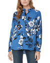 Nydj Ruffle Neck Blouse In Nocolor