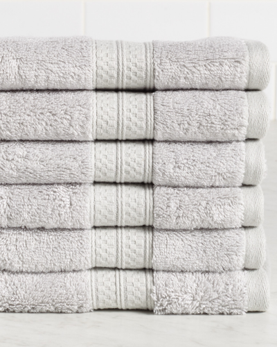 Superior Rayon From Bamboo Blend Solid 6pc Hand Towel Set In Nocolor