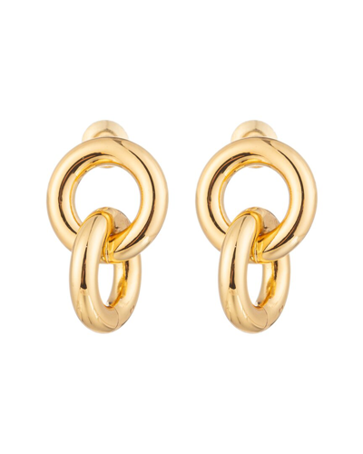 Eye Candy La Women's Luxe Lina 24k Goldplated Interlinked Drop Earrings In Neutral