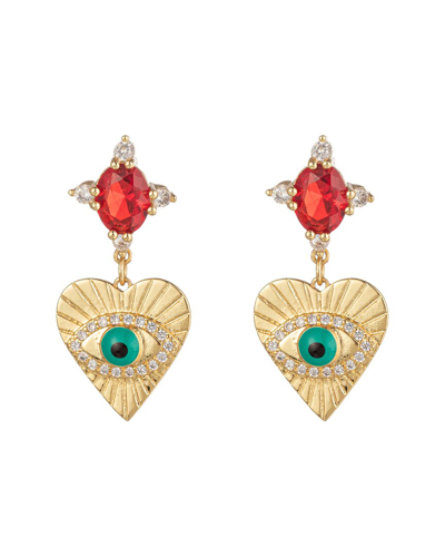 Eye Candy La Luxe Collection Cz Willow Earrings In Nocolor