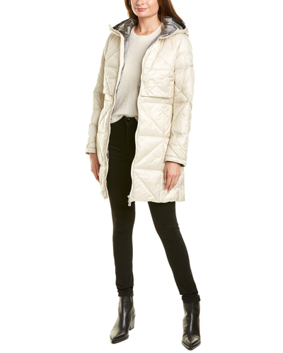 Colmar Quilted Storm Flap Jacket In White