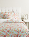 SUPERIOR SUPERIOR BELLFLOWER 300 THREAD COUNT COTTON 3PC DUVET COVER SET