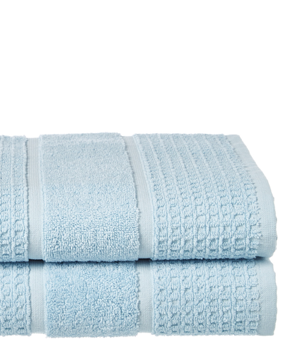 Apollo Towels Set Of 2 Turkish Waffle Terry Bath Towels In Nocolor