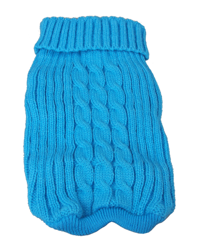 Pet Life Heavy Cotton Rib-collared Fashion Dog Sweater In Nocolor