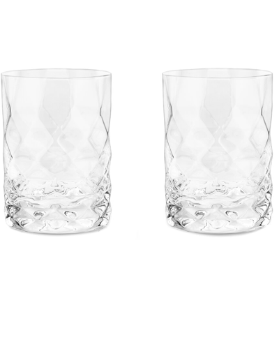 Viski Raye Gem Set Of 2 Crystal Tumblers In Nocolor