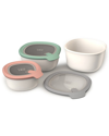 Berghoff Leo To Go 3-pc Covered Bowl Set In White