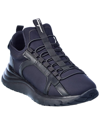 FERRAGAMO FERRAGAMO SHIRO NEOPRENE & LEATHER SNEAKER