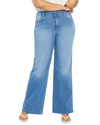 Nydj Plus Size Teresa Wide Leg Ankle Jeans In Nocolor