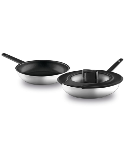 Berghoff Gem Fry Pan Set With Downdraft Handles, 3 Pieces In Nocolor