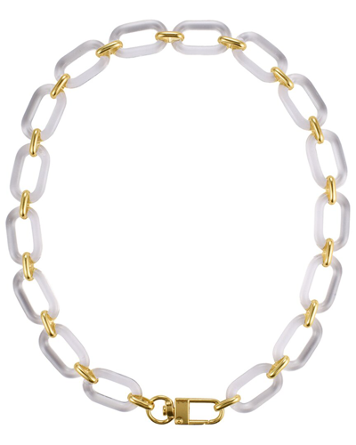 Adornia 14k Plated Statement Necklace In Nocolor