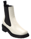 By Far Leather Chelsea Boots In White
