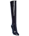 Saint Laurent 68 110 Patent Knee-high Boot In Black