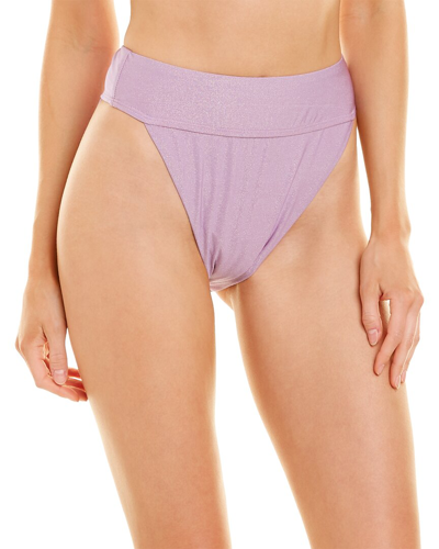 Vyb Lido High-waist Bikini Bottom In Purple