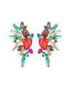 Eye Candy La Art Gala Crystal Rainbow Drop Earrings