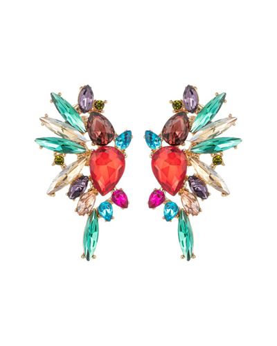 Eye Candy La Art Gala Crystal Rainbow Drop Earrings