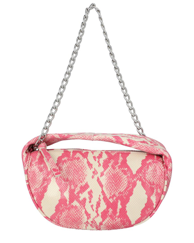 By Far Baby Cush Leather Shoulder Bag In Pink