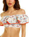 PAOLITA EFTERPE BIANCA SQUARE NECK BIKINI TOP