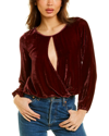 YFB CLOTHING YFB CLOTHING JAYDEN SILK-BLEND TOP