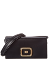 ROGER VIVIER VIV' CHOC LEATHER SHOULDER BAG