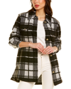 Faherty Holden High Pile Fleece Jacket In Black