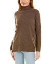 Lafayette 148 Cashmere Turtleneck Sweater In Nocolor