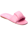 Miu Miu Luxurious Nappa Leather Sandals In Pink