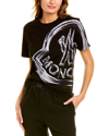 Moncler Logo-print Short-sleeve T-shirt In Black