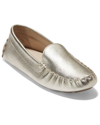 Cole Haan Women's Evelyn Metallic Leather Driving Loafers In Nocolor