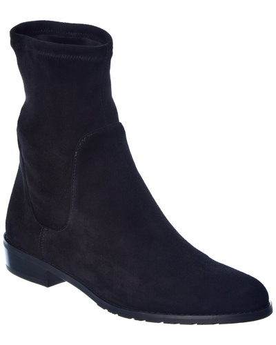 Stuart Weitzman Lilene Suede Bootie In Blue