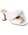 Jw Anderson J.w. Anderson Chain Twist Leather Mules In Nocolor