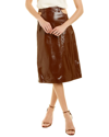 DODO BAR OR DODO BAR OR PERLA LEATHER SKIRT