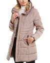 Cole Haan Signature Cole Haan Quilted Down & Feather Fill Jacket With Faux Fur Trim In Nocolor