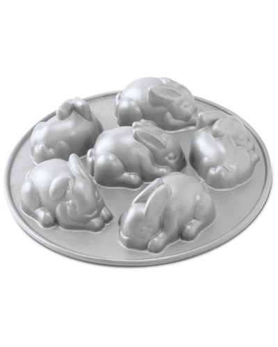 Nordic Ware Baby Bunny Cakes Pan In Gray