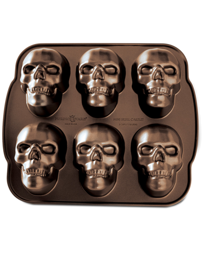 Nordic Ware Haunted Skull Cakelet Pan In Nocolor