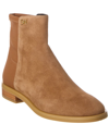 Stuart Weitzman Kye City Suede Bootie In Brown