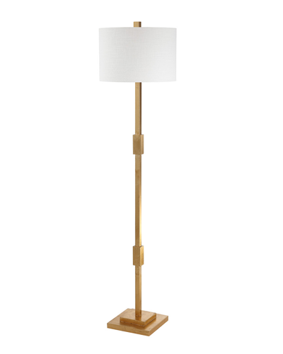 Jonathan Y 61.5in Windsor Gold Leaf Floor Lamp In Nocolor