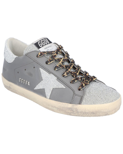 Golden Goose Superstar Leather Sneaker In Grey