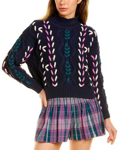 Isabel Marant Etoile Zola Sweater In Blue ModeSens